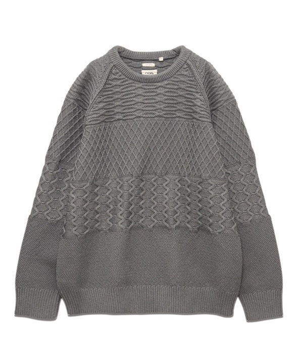 nanamica / Crew Neck Sweater 針織上衣(灰色-S-GRAY)