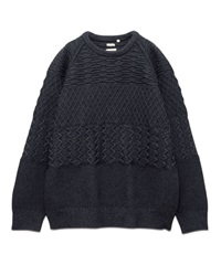 nanamica / Crew Neck Sweater 針織上衣(深藍色-S-NAVY)
