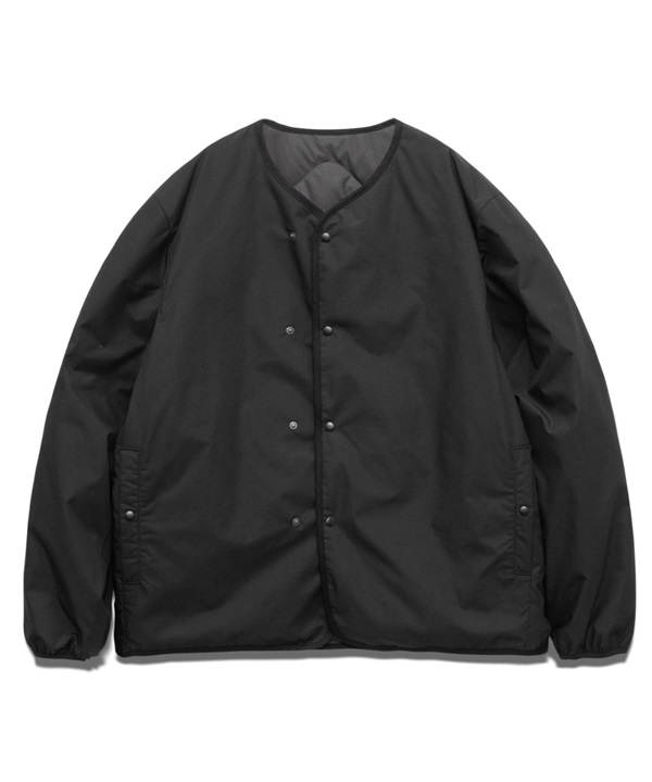 nanamica / Reversible Down Cardigan 雙面川羽絨開襟衫(黑色-S-BLACK)