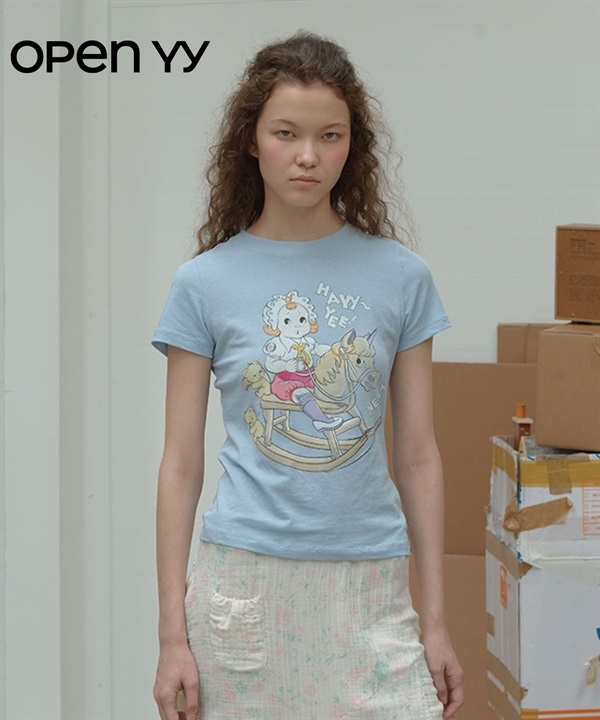 OPEN YY / ROCKING BABY TEE