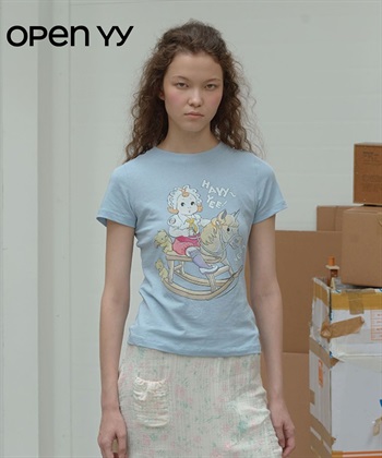 OPEN YY / ROCKING BABY TEE