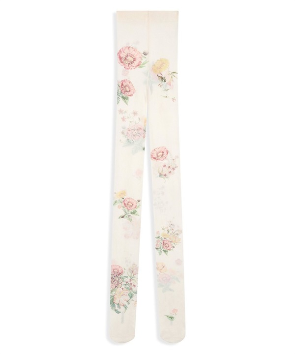 OPEN YY / YY FLORAL TIGHTS(象牙白-one-IVORY)