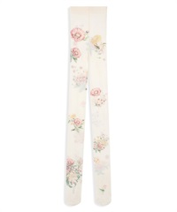 OPEN YY / YY FLORAL TIGHTS(象牙白-one-IVORY)