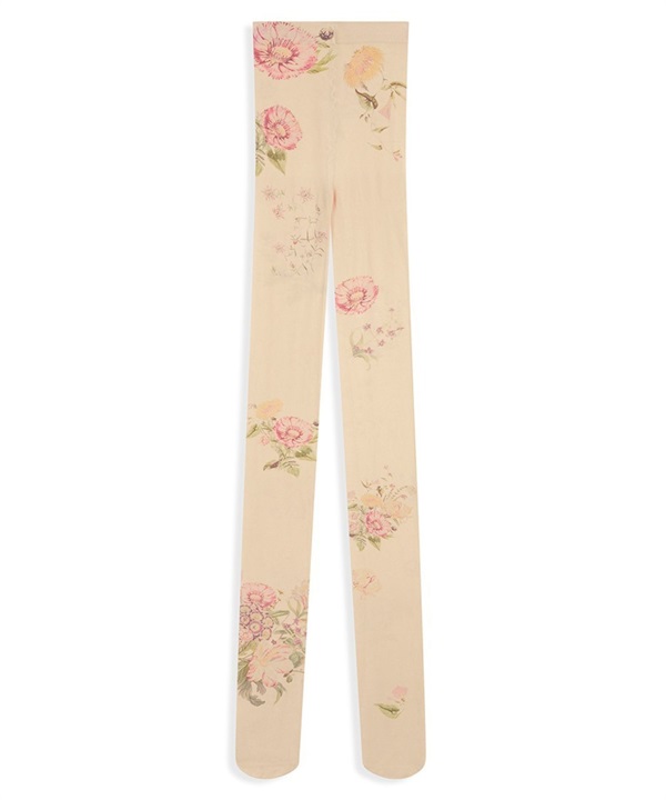 OPEN YY / YY FLORAL TIGHTS(膚色-one-BEIGE)