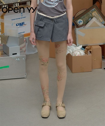 OPEN YY / YY FLORAL TIGHTS