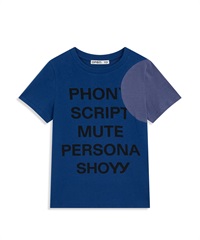 OPEN YY / YY DOT TYPO TEE(藍色-S-BLUE)