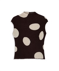 OPEN YY / RIBBED DOT TOP(棕色-S-BROWN)