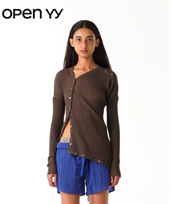 OPEN YY / CONVERTIBLE DRAPE CARDIGAN
