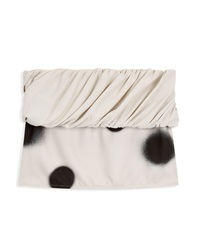 OPEN YY / ROLLED WAIST DOT MINI SKIRT(膚色-S-BEIGE)