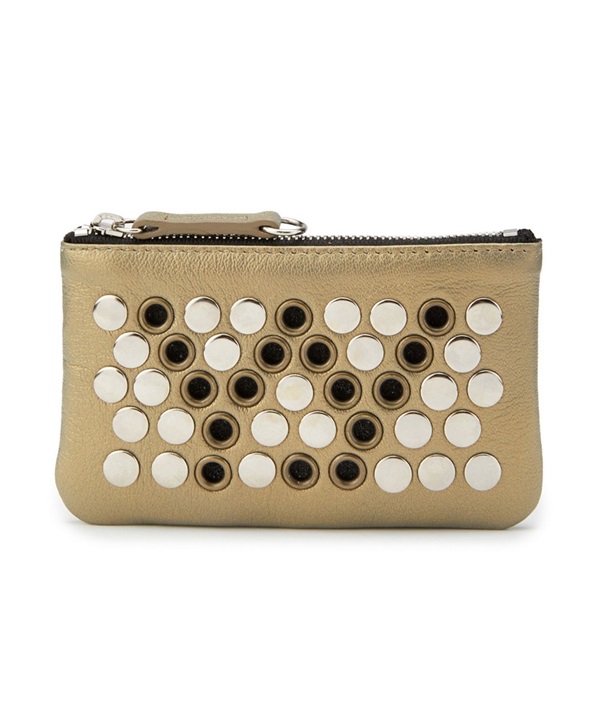 OPEN YY / YY PUNCH STUD CHAIN WALLET(金色-one-GOLD)