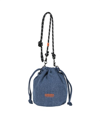 UNIVERSAL OVERALL / DENIM drawstring purse
