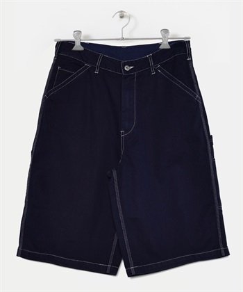 UNIVERSAL OVERALL / 染色加工寬鬆畫家七分褲
