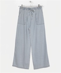 UNIVERSAL OVERALL / 寬鬆條紋貝克褲(淺藍色-FREE-LIGHT INDIGO BLUE)