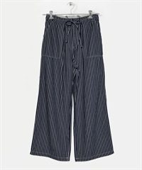 UNIVERSAL OVERALL / 寬鬆條紋貝克褲(牛仔原色-FREE-ONE WASH)