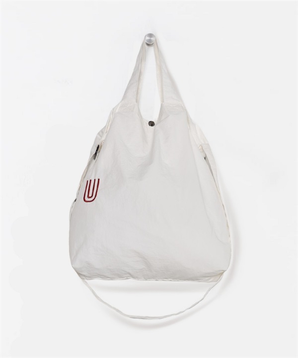 UNIVERSAL OVERALL / Wrinkle 尼龍 2WAY shoulder(米白-FREE-其他白色)