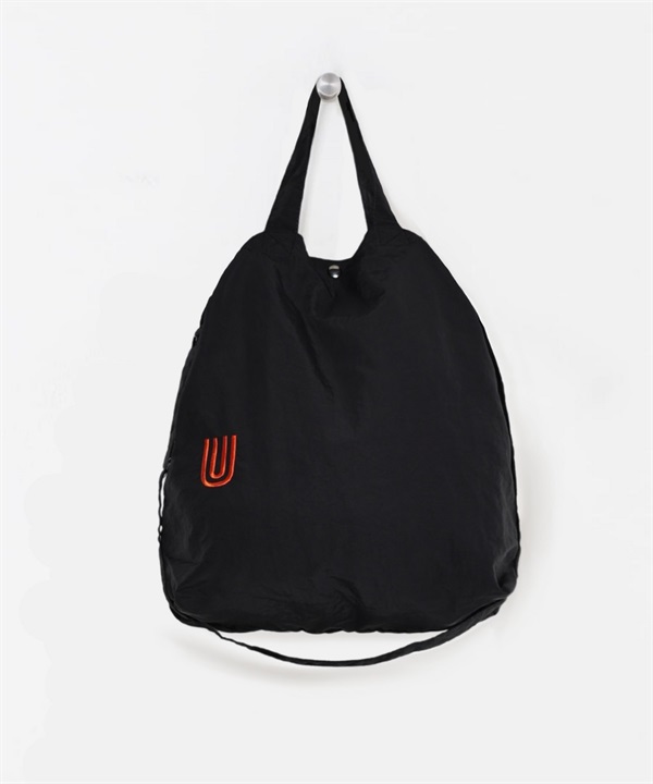 UNIVERSAL OVERALL / Wrinkle 尼龍 2WAY shoulder(黑色-FREE-BLACK)