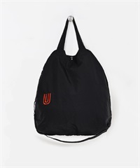UNIVERSAL OVERALL / Wrinkle 尼龍 2WAY shoulder(黑色-FREE-BLACK)