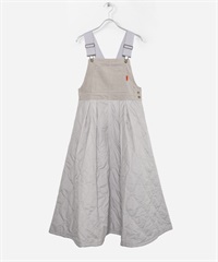 UNIVERSAL OVERALL / MIX JUMPER SKIRT(灰色-FREE-GRAY)