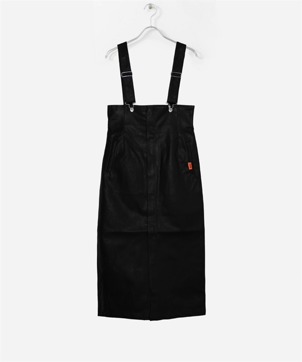 UNIVERSAL OVERALL / TIGHT JUMPER SKIRT(黑色-M-BLACK)