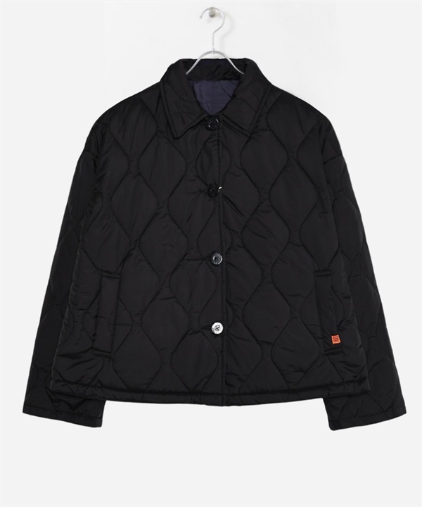 UNIVERSAL OVERALL / REVERSIBLE QUILT JACKET(黑色-FREE-BLACK)