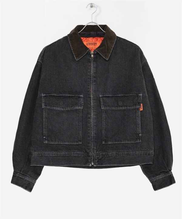 UNIVERSAL OVERALL / PADDED WORK JACKET(黑色-FREE-BLACK)