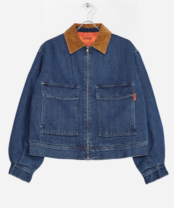 UNIVERSAL OVERALL / PADDED WORK JACKET(靛藍色-FREE-INDIGO BLUE)