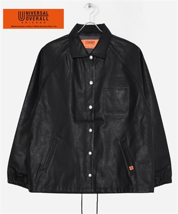UNIVERSAL OVERALL / ECO LEATHER COACH JACKET