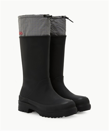 PAES / Two way Rain Boots Black Check