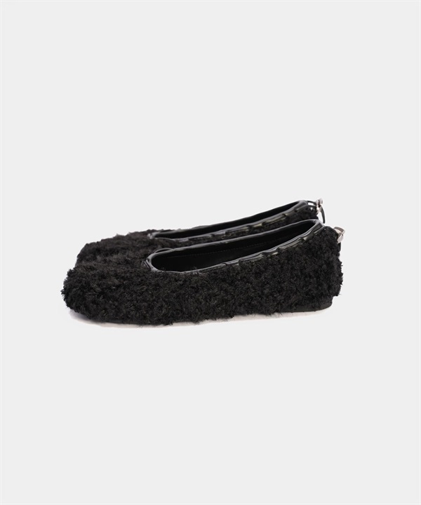 PAES / Teddy String Flat Black(黑色-23.5-BLACK)