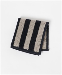 UR TECH 條紋小方巾(藏青色x膚色-25x25-NAVY)