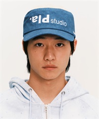 Plateau Studio / Type p painter cap(Blue / beige-F-其他藍色)