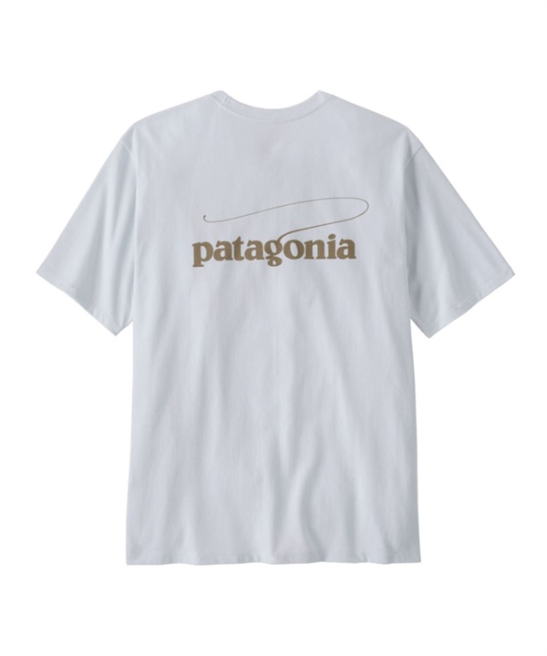 Patagonia /  M's Casting Logo Responsibili-Tee(白色WHI-M-WHITE)