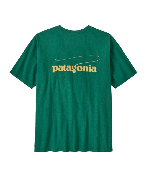 Patagonia /  M's Casting Logo Responsibili-Tee(綠色GEMG-M-GREEN)