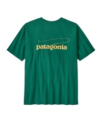 Patagonia /  M's Casting Logo Responsibili-Tee(綠色GEMG-M-GREEN)