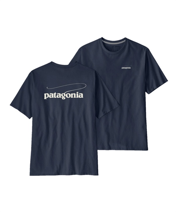 Patagonia /  M's Casting Logo Responsibili-Tee(藍色SMDB-M-其他藍色)