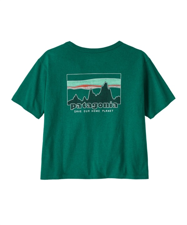 Patagonia /  W's '73 Skyline Easy Cut Responsibili-Tee(綠色GEMG-XS-GREEN)