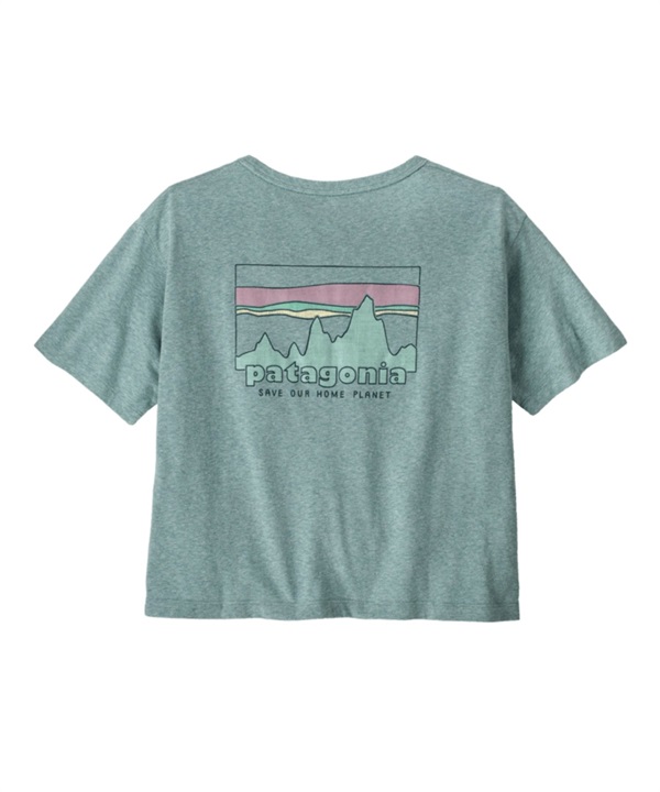 Patagonia /  W's '73 Skyline Easy Cut Responsibili-Tee(藍色BLSG-XS-BLUE)