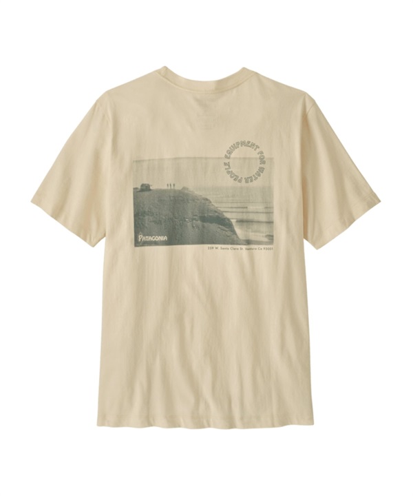 Patagonia /  M's Water People Spotter T-Shirt(膚色UDNL-XS-IVORY)