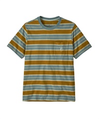 Patagonia /  M's MW Water People Mark Pocket Tee(藍色棕色條紋BGSA-XS-其他藍色)