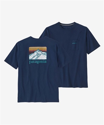 Patagonia / 男款 Line Logo Ridge Pocket Responsibili-Tee 短袖T恤