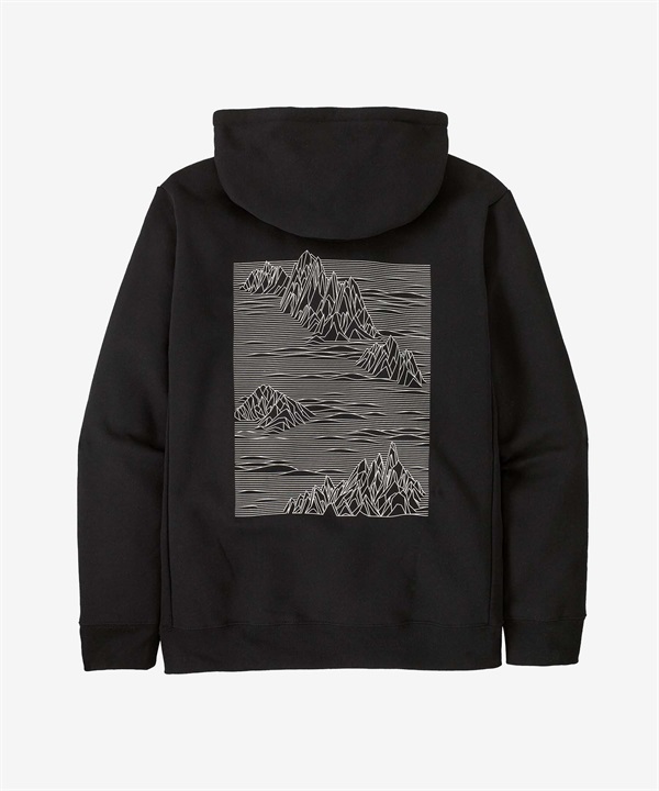 Patagonia / Strataspire Uprisal 印花連帽上衣(黑色BLK-S-BLACK)