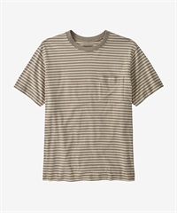 Patagonia / 條紋口袋短袖上衣(灰色WKSE-M-其他灰色)