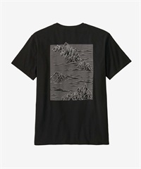 Patagonia / Strataspire 再生棉印花短袖上衣(黑色BLK-M-BLACK)