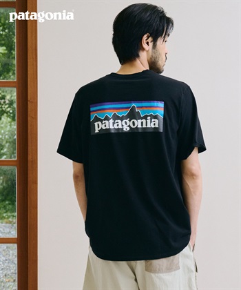 Patagonia / P-6 Logo 再生棉短袖上衣