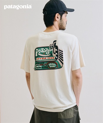 Patagonia / Aquatic Action 有機棉印花短袖上衣