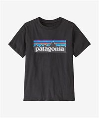 Patagonia / P-6 Logo 再生棉短袖上衣(黑色INBK-XXL-BLACK)