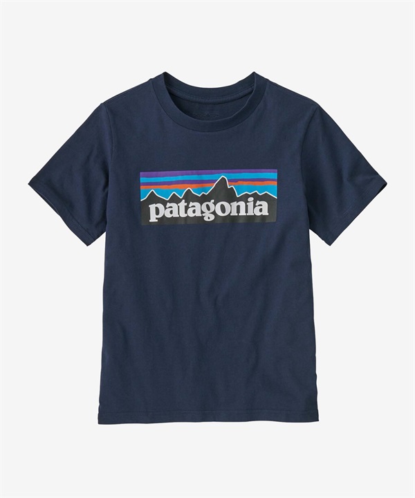 Patagonia / P-6 Logo 再生棉短袖上衣(藏青色NENA-XXL-NAVY)