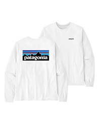 Patagonia / M's L/S P-6 Logo Responsibili-Tee(白色WHI-S-WHITE)