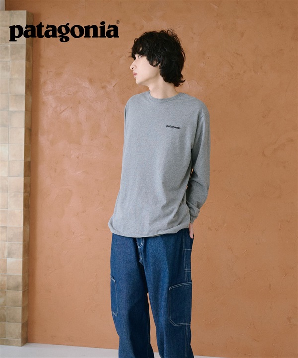 Patagonia / M's L/S P-6 Logo Responsibili-Tee