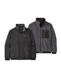 Patagonia / M's Reversible Shelled Microdini Jkt(黑色BLK-M-BLACK)